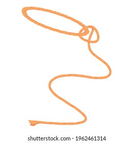 Icono de lazo de equipo. Caricatura del icono del vector del lazo del equipo para el diseño web aislado en fondo blanco