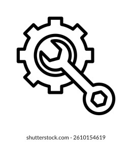 Equipment Line Vector Illustration On White Background.