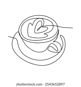 Equipo para hacer la decoración del Diseño gráfico del arte de la línea del Vector del café