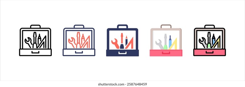 Equipment Multi Style Icon Set
