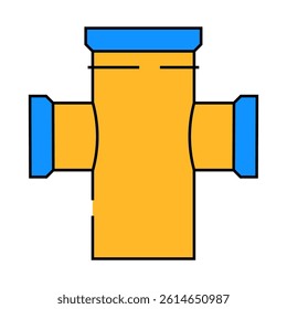 equipment pipeline line icon vector. equipment pipeline sign. isolated symbol illustration