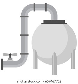 equipment for the production of gas