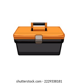 equipment toolbox repair cartoon. equipment toolbox repair sign. isolated symbol vector illustration