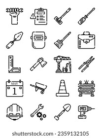 equipment tools icon vector labor day labor holiday