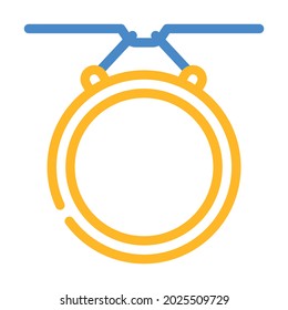 equipment for training dance exercise color icon vector. equipment for training dance exercise sign. isolated symbol illustration