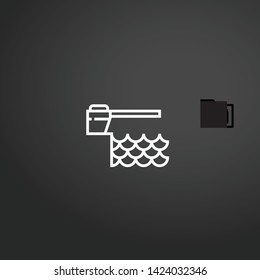 Equipment vector icon. Equipment concept stroke symbol design. Thin graphic elements vector illustration, outline pattern for your web site design, logo, UI. EPS 10.
