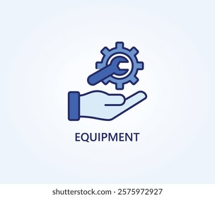 Equipment vector, icon or logo sign symbol illustration