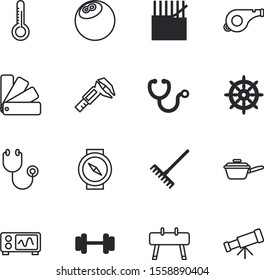 equipment vector icon set such as: school, kitchenware, centimeter, heat, east, astronomy, lifting, fashion, meteorology, look, soil, map, agricultural, journey, arrow, mobile, culinary, pan, nature