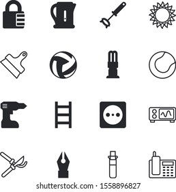 equipment vector icon set such as: heater, scientific, blender, mixer, gardener, mixing, abstract, password, liquid, red, monitor, battery, paper, gas, ink, telecommunication, cord, uk, outdoor, text