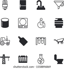 equipment vector icon set such as: silhouette, droplet, door, wood, farming, spout, knob, bottleneck, scientist, patient, accumulator, people, protection, pipeline, green, weighing, mass, scales