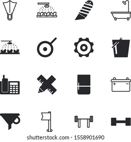 equipment vector icon set such as: teamwork, circle, vacancy, blade, auto, american, pennant, geometric, freezer, cordless, cool, mathematics, freeze, travel, beach, money, bin, door, recycling