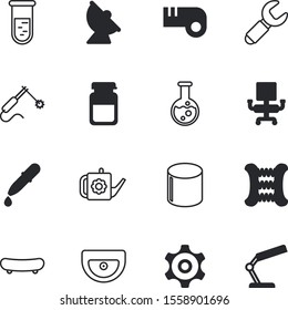 equipment vector icon set such as: culture, gardening, manager, palm, gear, loudspeaker, simple, sit, boss, pouring, fecal, mouthpiece, eyedropper, test-tube, advertisement, repairman, attention