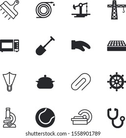 equipment vector icon set such as: chemical, stethoscope, season, study, architecture, xray, icons, heavy, hand, wall, hospital, e-mail, match, trowel, spray, brick, logo, swim, spade, tube, concrete
