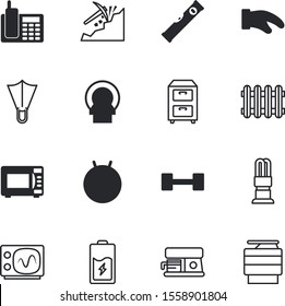 equipment vector icon set such as: winter, communication, wireless, telecommunication, aerobic, coal, figure, weight, handle, gymnastic, stretching, receiver, spirit, filing, meter, closeup, x-ray