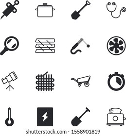 equipment vector icon set such as: visor, mechanical, professional, electricity, deadline, simple, server, time, electrical, space, stack, button, water, internet, management, planetarium, documents
