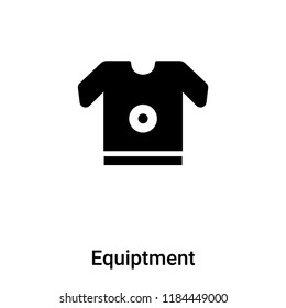 Equiptment icon vector isolated on white background, logo concept of Equiptment sign on transparent background, filled black symbol