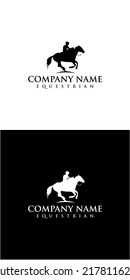 Equistrian vector for logo design or other purpose