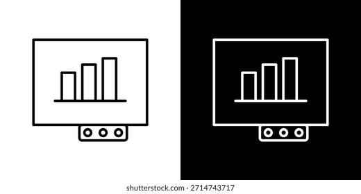 Icono de derivados de capital. Iconos de web lineal delgado