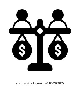 Equity Icon Element for Design