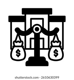 Equity Icon Element for Design