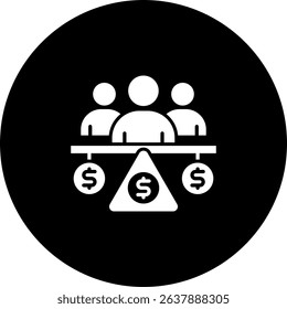 Equity Icon Element For Design