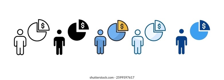 Equity Icon Set Multiple Style Collection