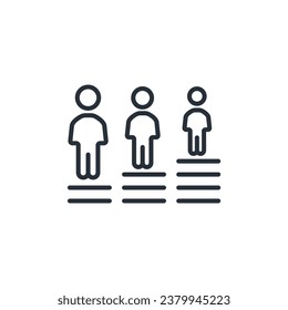 Billigkeitssymbol. vector.Editable stroke.linear style sign for use web design,logo.Symbol illustration.