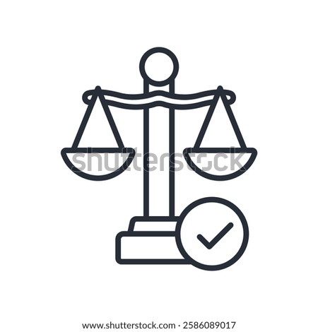 Equity icons isolated on White Background. Flat style design