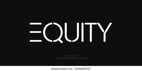 Equity Minimal luxo fonte alfabeto logotipo. Tipografia beleza moda elegante minimalista serif italic fontes decorativo casamento vintage retro logos. ilustração vetorial
