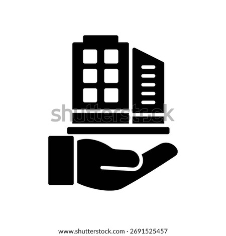 Equity or wealth icon for property
