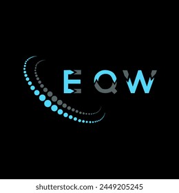EQW letter logo abstract design. EQW unique design. EQW.
