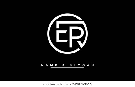 ER, RE Abstract Letters Logo Monogram