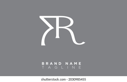 ER Alphabet letters Initials Monogram logo RE, E and R