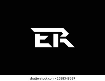 ER Alphabets Letters Logo Monogram