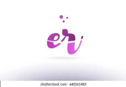 er e r calligraphy alphabet letter logo 