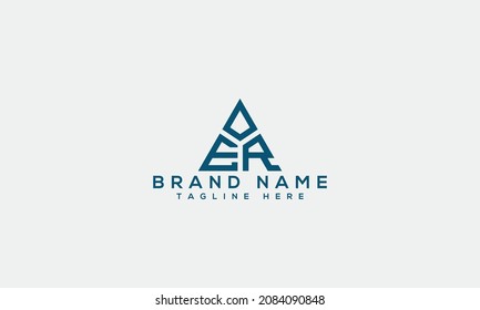 ER e r initial based creative letter icon unique business logo modern brands