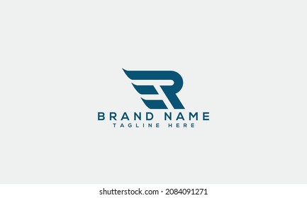 ER e r initial based creative letter icon unique business logo modern brands