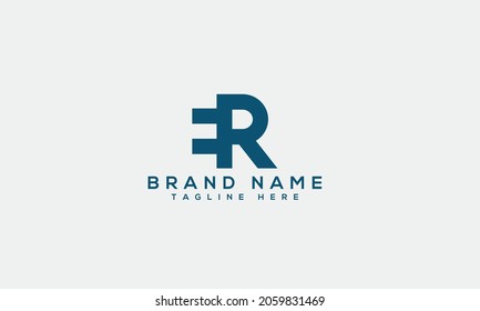 ER e r modern logo  creative letter icon template