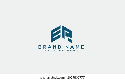 ER e r modern logo  creative letter icon template