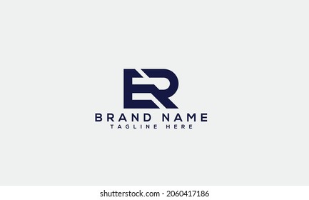 ER E R Modern Logo  Creative Letter Icon Template