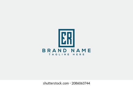 ER e r unique business letter icon logo modern initial creative based