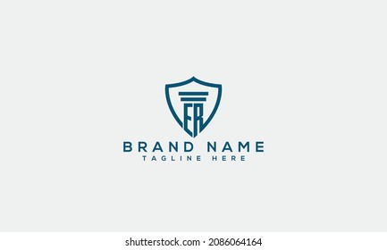 ER e r icono único de carta de negocios logo moderno basado en creativo inicial