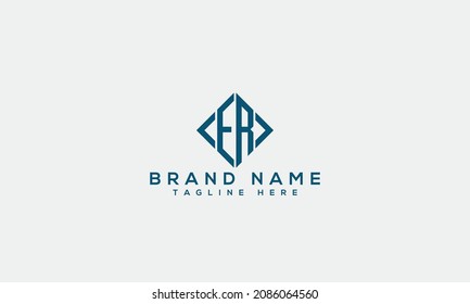 ER e r unique business letter icon logo modern initial creative based
