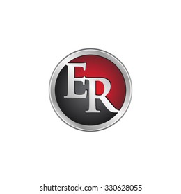 ER initial circle logo red