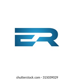 ER initial company linked letter logo