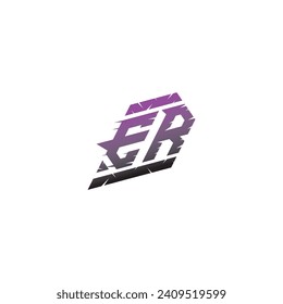 ER initial esport logo inspiration ideas for gaming team, youtube, twitch