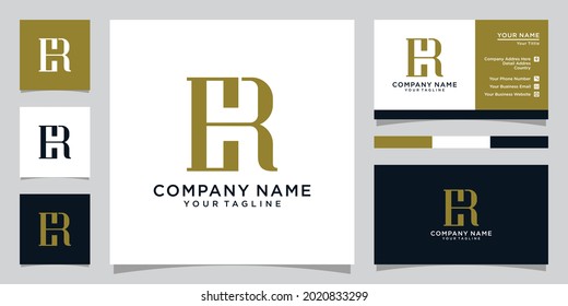 ER or RE initial letter logo design vector