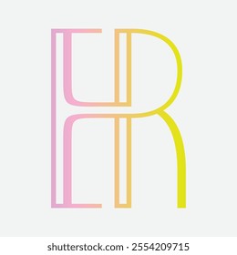 er Initial Letter Logo Symbol