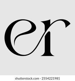 er Initial Letter Logo Symbol