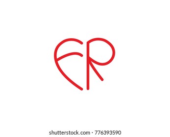 ER Initial love icon